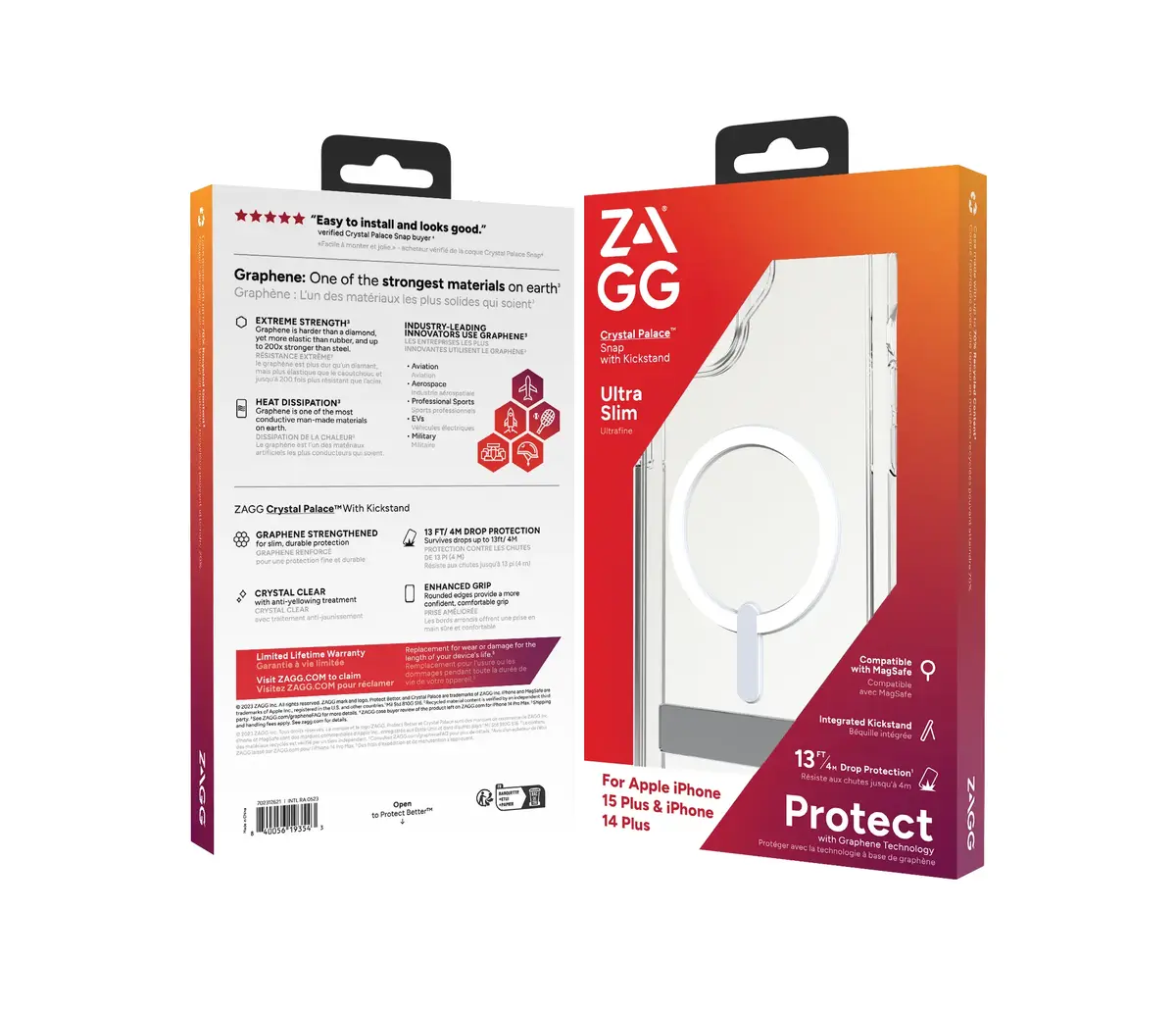 Чехол Zagg Crystal Palace SnapKS для iPhone 15 Plus / 14 Plus Photo 5
