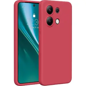 Силиконовый чехол Etteri для Xiaomi Redmi Note 13 4G, малиновый