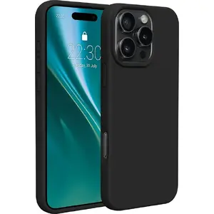 Silikona aizsargvāciņš Etteri priekš iPhone 16 Pro Max 6,9" — melns