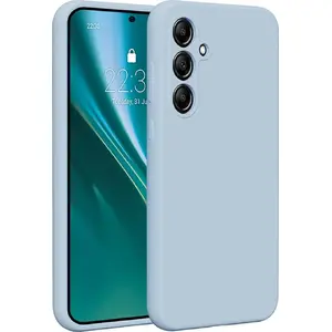 Silikona maciņš Etteri priekš Samsung Galaxy A35 5G — gaiši zils