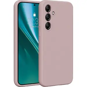 Silikona maciņš Etteri priekš Samsung Galaxy A35 5G — gaiši rozā