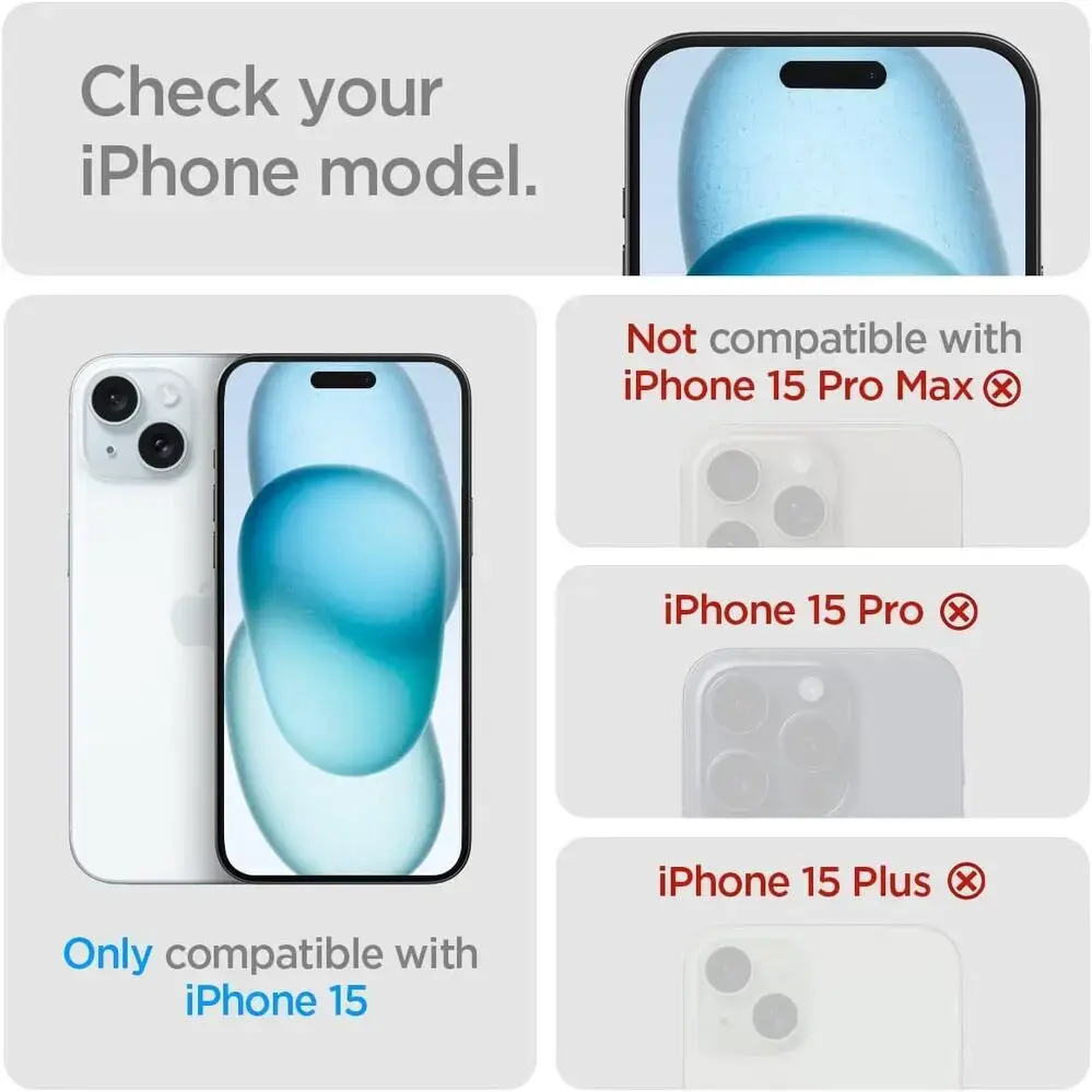 Spigen iPhone 15 Crystal Flex TPU vāciņš Photo 2