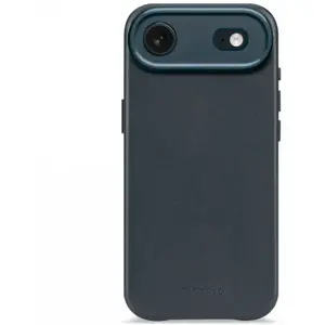 Ādas aizmugures vāciņš Elmarc priekš iPhone 17 Air, saderīgs ar MagSafe, navy shadow
