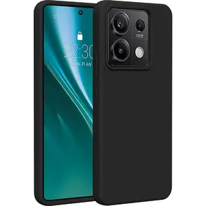 Силиконовый чехол Etteri для Xiaomi Redmi Note 13 Pro 5G — черный