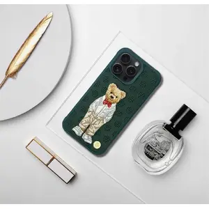 Phone case L’Oreal Paris ZUCK BEAR PARIS GENTLEMAN for iPhone 16 with bow tie design