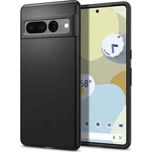 Aizsargmaciņš Spigen Thin Fit priekš Google Pixel 7 Pro — melns, plāns cietais korpuss