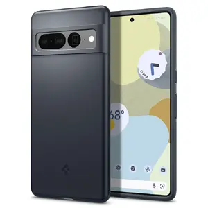 Чехол-крышка для смартфона Spigen ACS04734 для Google Pixel 7 Pro, 6.7", серый, PC+TPU