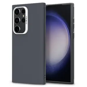 Protective Cover Case Spigen for Samsung Galaxy S24 Ultra — TPU, Grey, fits 6.8"