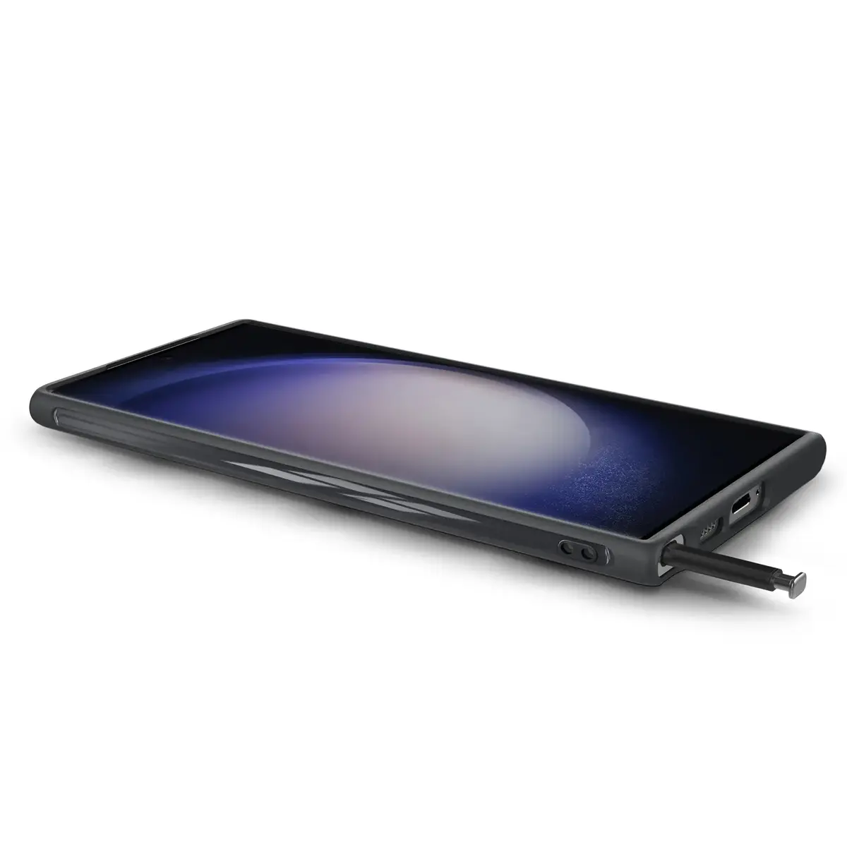 Spigen Cover for Samsung Galaxy S24 Ultra (TPU, Grey) Photo 6
