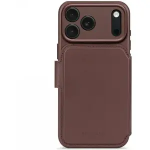 Leather Detachable Wallet case for iPhone 17 Pro Max by Elmarc — MagSafe compatible (chocolat brown)
