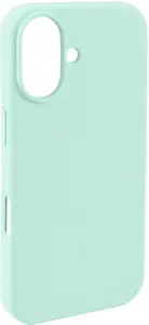 Protective silicone case Pomologic CoverCase for iPhone 17 compatible with MagSafe (turquoise)