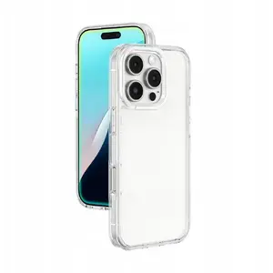 Protective silicone case Amazingthing Minimal Case for iPhone 16 Pro — transparent