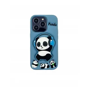 Vāciņš 3DCase ETUI CASE 3D PANDA ar turētāju iPhone 13