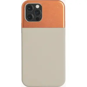 Aizmugures vāciņš Atom Studios ATOM STUDIOS ETUI SPLIT SILICONE MAGSAFE priekš iPhone 12 / 12 Pro — Calcium Stone