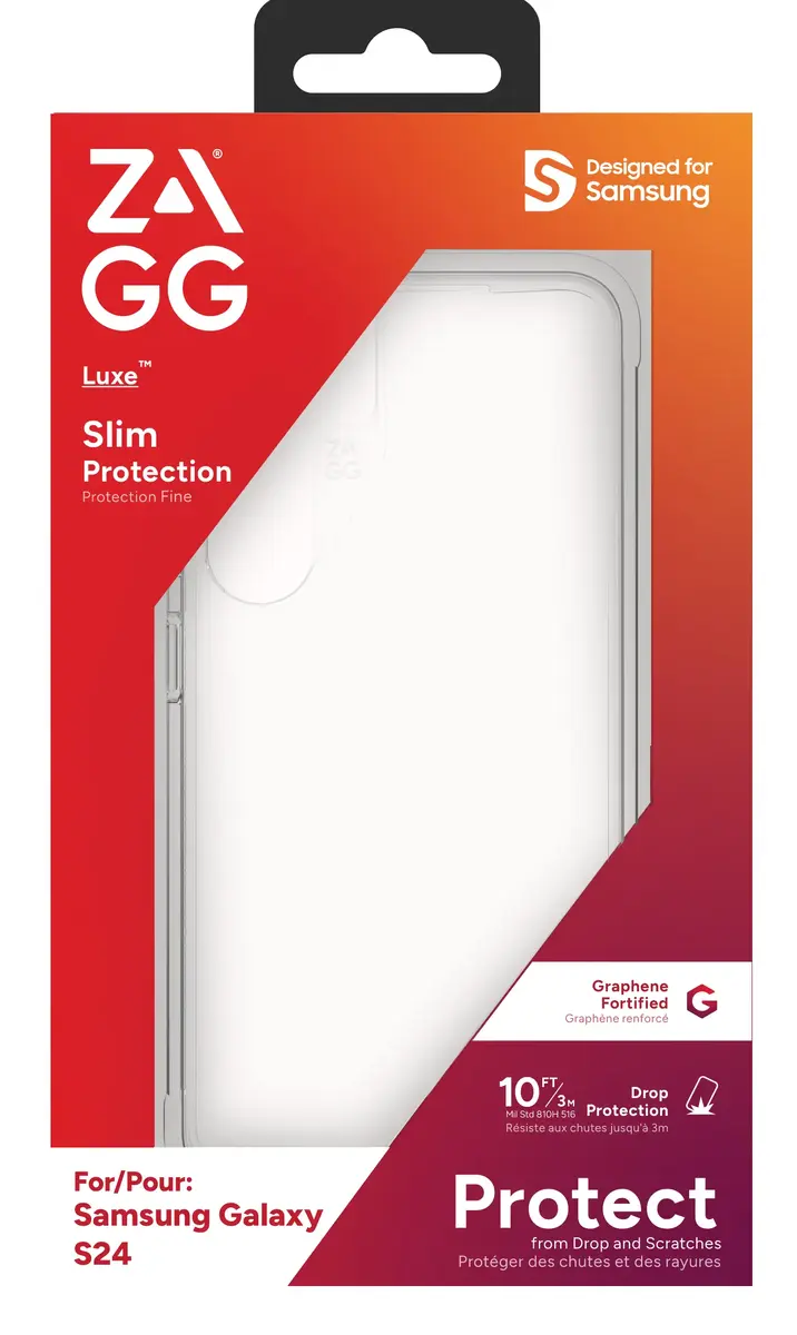 Zagg Luxe Case — чехол для Samsung Galaxy S24 прозрачный Photo 3
