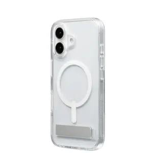 Прозрачный защитный чехол Zagg Crystal Palace Snap KS для Apple iPhone 16, 6.1" (графен + пластик), подставка