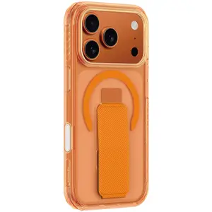 Чехол Amazingthing Titan Pro Holder Drop Proof для iPhone 17 Pro Max — вырез под 3 камеры, Titan Orange