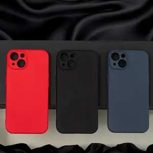 Protective silicon case Etteri for Xiaomi Redmi 15 (4G/5G) — black