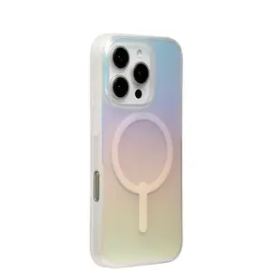 Vāciņš Zagg Milan Snap priekš Apple iPhone 16 Pro — grafēns un plastmasa, der 6,3" ekrānam, krāsains (iridess)