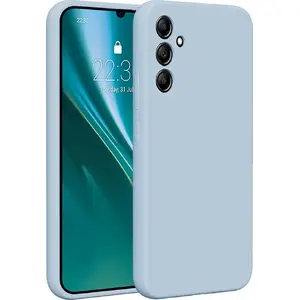 Silikona maciņš Etteri priekš Samsung Galaxy A34 5G — gaiši zilā