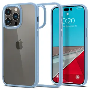 Mobile phone case Spigen ACS04640 — Cover for iPhone 14 Pro Max, 6.7", Polycarbonate, Blue Transparent