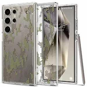 Spigen tālruņa apvalks Samsung Galaxy S24 Ultra — Ultra Hybrid Digital Camo, PC+TPU, priekš 6.8"