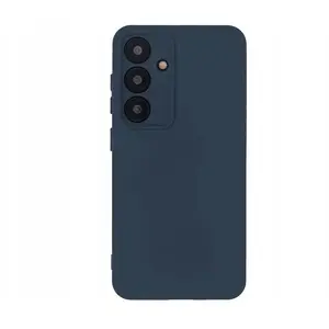 Protective Silicon Soft Case Etteri for Samsung Galaxy S24 Plus — dark blue