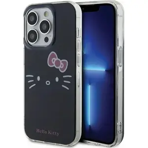 Жесткий чехол Sourcing для iPhone 14 Pro 6.1" – модель HKHCP14LHKHLK, черный с лицом Hello Kitty (IML)