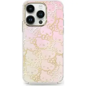Жесткий чехол Sourcing для iPhone 11 / XR 6.1" розовый — IML градиент с принтом Hello Kitty