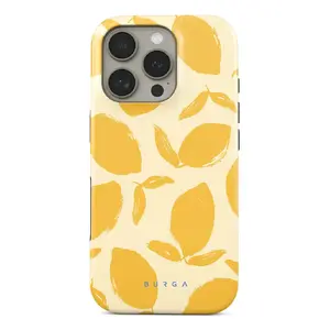 Silikona vāciņš Apple iPhone 16 Pro 15,9 cm (6,27") – BURGA Lemon Tart, dzeltens