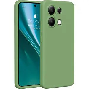 Силиконовый чехол Etteri для Xiaomi Redmi Note 13 4G — светло-зелёный