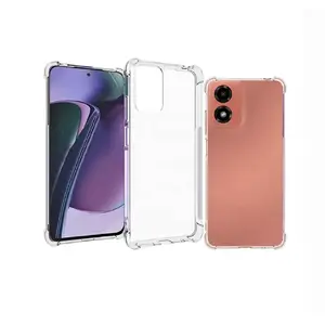 Mobile phone case Insmat 650-1241 cover for Motorola G04, TPU, for 16.7 cm (6.56") display, transparent