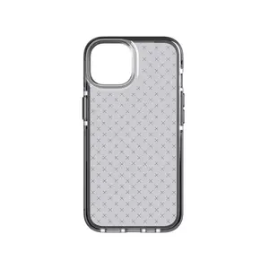 Mobile phone case Tech21 Evo Check for iPhone 14 — cover, fits 6.1" (15.5 cm), black/grey