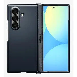 Viedtālruņa vāks Spigen Slim Armor Pro priekš Samsung Galaxy Z Fold 7, līdz 20,3 cm (8"), PC+TPU, tumši zils