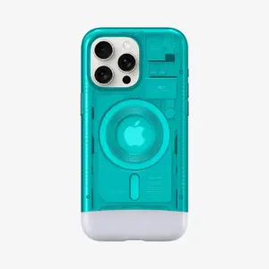 Spigen iPhone 15 Pro Case Classic C1 MagFit — Blue — PC/TPU cover for 6.1" iPhone 15 Pro