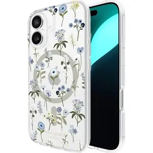 Чехол Protective MagSafe для iPhone 16, Kate Spade New York (Precious Bloom)
