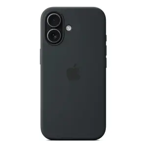 Silicone MagSafe Cover for iPhone 17 by Apple — Black, Silicone with Microfibre Lining, fits 6.3" screen