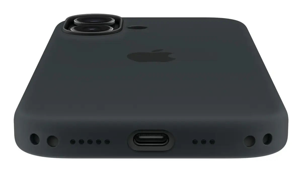 Apple Silicone MagSafe Cover for iPhone 17 — Black Photo 7