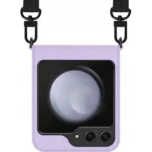 Sourcing Araree Canvas Diary case for Samsung Galaxy Z Flip5 — purple, model AR10-01778C
