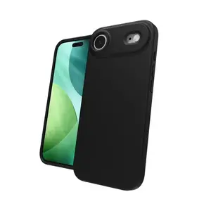 Zagg International aizsargvāciņš Apple iPhone 17 Air — grafēns un silikons, priekš 6.5" (melns)