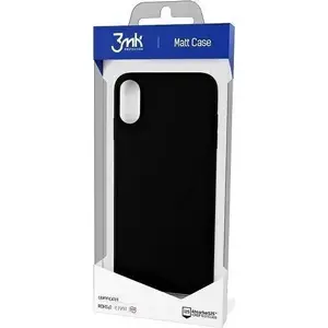 Protective matt phone case 3MK for Realme V15, black