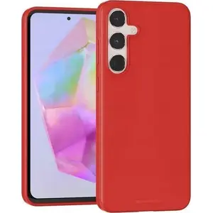 No name MERCURY SOFT SAM A35 Czerwony phone case — soft protective cover for Samsung A35