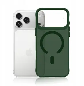 Aizsargmaciņš 3MK Smoke MagCase priekš Apple iPhone 17 Pro — zaļš