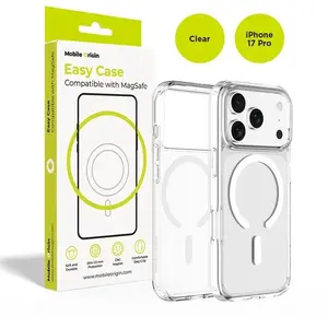 Mobile Origin Hybrid MagSafe Case clear for iPhone 17 Pro — transparent protective phone case with MagSafe compatibility
