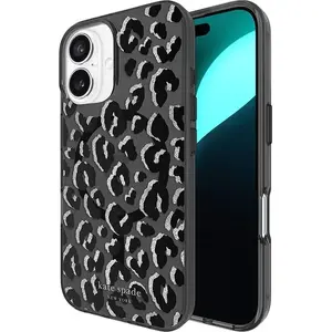 Чехол Protective MagSafe для iPhone 16 от Kate Spade New York (City Leopard)