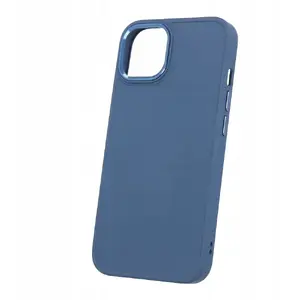 Protective phone case Etteri Satin for Samsung Galaxy S24 Plus, dark blue