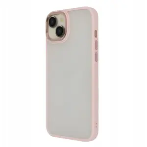 Protective Satin Elegant Matt Cover for iPhone 15 Plus 6.7" by Tecto Shield, pink