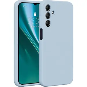 Silicone case for Samsung Galaxy A15 (4G / 5G) by Etteri, light blue