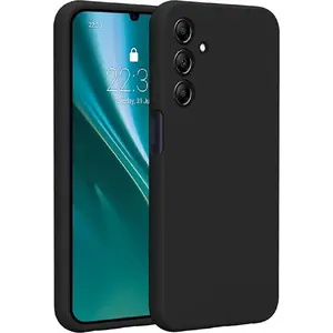 Silikona aizsargvāciņš Etteri priekš Samsung Galaxy A25 5G — melns