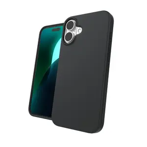 Aizsargvāks Zagg Manhattan Snap priekš Apple iPhone 16 Plus — grafēns un silikons, 6.7" melns